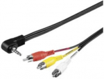 Juhe OEM 3.5 mm stereo male, RCA male x 3, 1.5 m