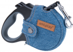 Automaatne jalutusrihm Amiplay Denim, sinine, M 5m