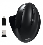 Juhtmevaba arvutihiir Port Designs 900706-BT, must v.