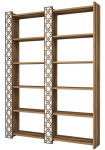 P&otilde;randariiul Kalune Design City 2, valge v./p&auml;hklipuu v., 170 cm x 24.2 cm x 124.6 cm