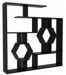 P&otilde;randariiul Kalune Design Tamara 875ZNA3640, must v., 134 cm x 22 cm x 134 cm