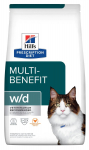 Kuiv kassitoit Hill's Prescription Diet Multi-Benefit w/d, kanaliha, 3 kg