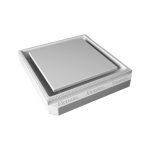 Difuusor sileda plafooniga Airzoom, valge, 125 mm