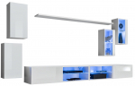 Sektsioonkapp ASM Switch XX, valge v., 280 cm x 40 cm x 150 cm