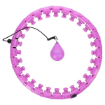 Massaaživibu HMS Plus Size Hula-Hoop, 51 cm, 1.38 kg, violetne v.