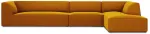 Nurgadiivan Micadoni Home Ruby 5 Seats, kuldne v., parem, 366 x 180 cm x 69 cm