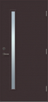 Uks Tiina 1R, parempoolne, pruun v., 209 x 99 x 6.2 cm