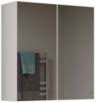 Peegelkapp Pola 2DL, valge v., 22 cm x 60 cm x 60 cm