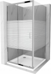 Du&scaron;ikabiin Mexen Apia 840-100-100-01-20-4010, ruudukujuline, 100 cm x 100 cm x 190 cm