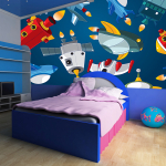 Fototapeet Artgeist Spaceships, 154 cm x 154 cm