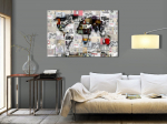 Reproduktsioon Artgeist Map: Banksy Inspiration, k-c-0055-b-a, 30 cm x 20 cm