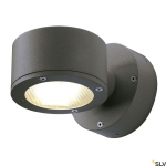 &Otilde;ue seinavalgusti SLV Sitra, 9W, LED, IP44, must v., 10 cm x 10 cm