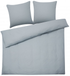 Voodipesukomplekt Shumee Avondale, hall v., 80 x 80 cm, 220 x 240 cm