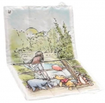 Arendav matt Keeeper Antek Winnie The Pooh, 70 cm x 50 cm, valge/roheline