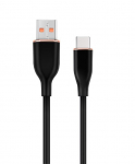 Juhe Gembird Premium silicon USB Type-A Male, USB Type-C Male, 1.5 m, must v.