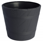 Lillepott Form Plastic 3, plastik, 26 cm x 26 cm, &Oslash; 26 cm, hall v.