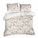 Voodipesukomplekt PTE-162, roosa v./beež v., 70 x 80 cm, 200 x 220 cm