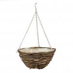 Rippuv lillepott Garden Center NHB3112, puit/looduslik kuid, &Oslash; 30 cm, pruun v.