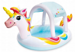 Bassein, laste Intex Unicorn 58435 58435, valge v./mitmev&auml;rviline 254 cm x 132 cm x 109 cm