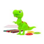 Joonistusprojektor, koos tarvikutega, dinosaurus 2in1, roheline