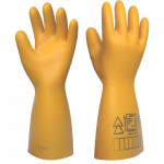 T&ouml;&ouml;kindad lateks, elektrikud Cerva ELSEC, t&auml;iskasvanutele, kollane v., 11