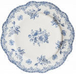 Taldrik prae Homla Lourry, &Oslash; 27 cm, sinine v./valge v.