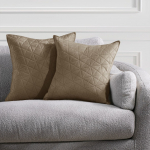 Dekoratiivpadjap&uuml;&uuml;r Restilo Laila, cappuccino, 45 cm x 45 cm, 2 tk