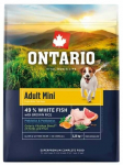 Kuiv koeratoit Ontario Fish and Brown Rice, kalaliha/riis, 2.25 kg