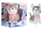 Interaktiivne m&auml;nguasi, koer Tm Toys Puppy Luv Luna, valge/hall