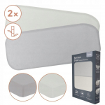 Voodilina Lionelo Bamboo, valge/hall