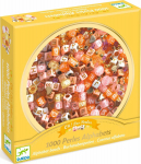 Helmekomplekt ehete valmistamiseks Djeco Alphabet DJ00031, kuldne v.