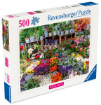 Pusle Ravensburger Flower Market In France, 36 cm x 49 cm, 500 tk, mitmev&auml;rviline