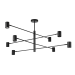 Valgusti lagi Light Prestige Snow, GU10, 8 x 8 W, must v.