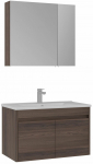 Vannitoa m&ouml;&ouml;bli komplekt Kalune Design Side, p&auml;hklipuu v., 45 cm x 85 cm x 52 cm