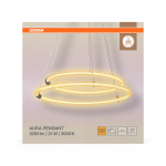 Valgusti lagi Osram Aura, LED, 3000 &deg;K, 1 x 21 W, l&auml;bipaistev v.