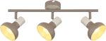 Valgusti lagi Candellux Lighting Puerto 93-49537, E14, 3 x 40 W, pruun v. / beež v.
