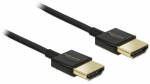 Juhe Delock HDMI-A > HDMI-A 3D 4K HDMI 19 pin male, HDMI 19 pin male, 1.5 m, must v.