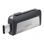 USB m&auml;lupulk SanDisk Ultra Dual, metall v., 32 GB