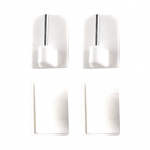 Kardinapuu hoidikud Domoletti, &Oslash; 80 mm, valge, 4 tk