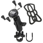 Telefonihoidjad mootorratastele RAM Mounts X-GRIP, must v.