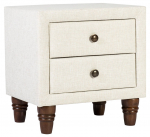 &Ouml;&ouml;kapp Home4you Emilia 28801, beež v./liivakarva pruun v., 55 cm x 50.5 cm x 41 cm