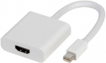 Adapter Vivanco Mini DisplayPort to HDMI Mini DisplayPort, HDMI, 0.1 m, valge