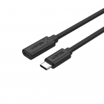 Kaabel Unitek Extension Cable USB-C C14086BK, 0.5 m, must v.