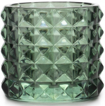 K&uuml;&uuml;nlahoidja AmeliaHome Malaga, klaas, &Oslash; 7 cm, 6.5 cm, tumeroheline
