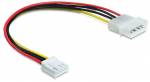 Juhe Delock 83184 4 pin Molex female, Floppy 4pin, 0.24 m