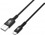 Kaabel TB Quick Charge, 1x USB Type-C/1 x USB Type-A, 200 cm, must v.