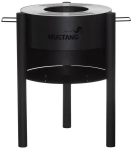 Grill Mustang Oakdale, must v., 67 cm