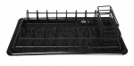 N&otilde;udekuivatusrest King Hoff Cutlery Rack, 38 cm x 24 cm x 9 cm, metall, must v.