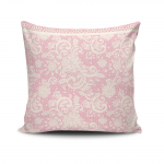 Dekoratiivpadjap&uuml;&uuml;r Mioli Decor NKLF-142, valge/roosa, 43 cm x 43 cm