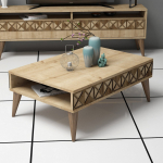 Kohvilaud Kalune Design Line, tamm v., 90 cm x 60 cm x 34.6 cm